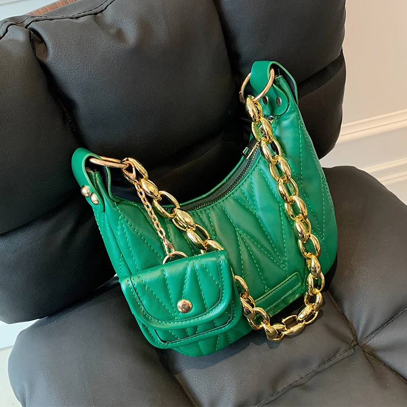 Pleated Handbags For Women Thick Chain Shoulder Bag With Coin Purse PU Cloud Bag Casual Shopping Bag Travel Armpit Hand Bag Hobo
Pleated Handbags For Women Thick Chain Shoulder Bag With Coin Purse PU Cloud Bag Casual Shopping Bag Travel Armpit Hand Bag Hobo