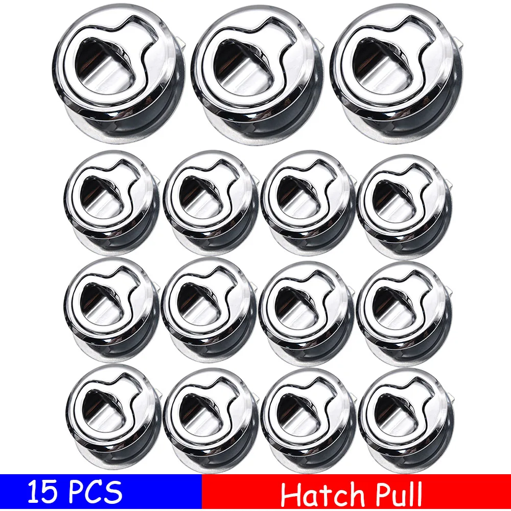 15PCS RV Yacht Boat Door Cabinet Lock Latch Marine Zinc Alloy Latch Flush Door Pull Locker Hatch Latch Lift Handle for Marine
15PCS RV Yacht Boat Door Cabinet Lock Latch Marine Zinc Alloy Latch Flush Door Pull Locker Hatch Latch Lift Handle for Marine