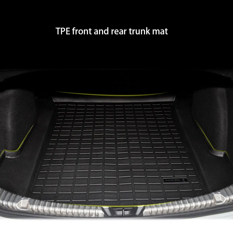 Trunk Front and Cargo Durable Mat Car accessorie for tesla model 3 Black Thermoplastic elastomer Modification Pad auto Accessori
Trunk Front and Cargo Durable Mat Car accessorie for tesla model 3 Black Thermoplastic elastomer Modification Pad auto Accessori