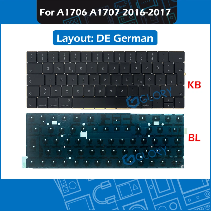 Клавиатура A1706 A1707, новая немецкая Стандартная клавиатура для Macbook Pro Retina 13 дюймов 15 дюймов, сенсорная панель, немецкая клавиатура + Подсветка ...
Клавиатура A1706 A1707, новая немецкая Стандартная клавиатура для Macbook Pro Retina 13 дюймов 15 дюймов, сенсорная панель, немецкая клавиатура + Подсветка ...