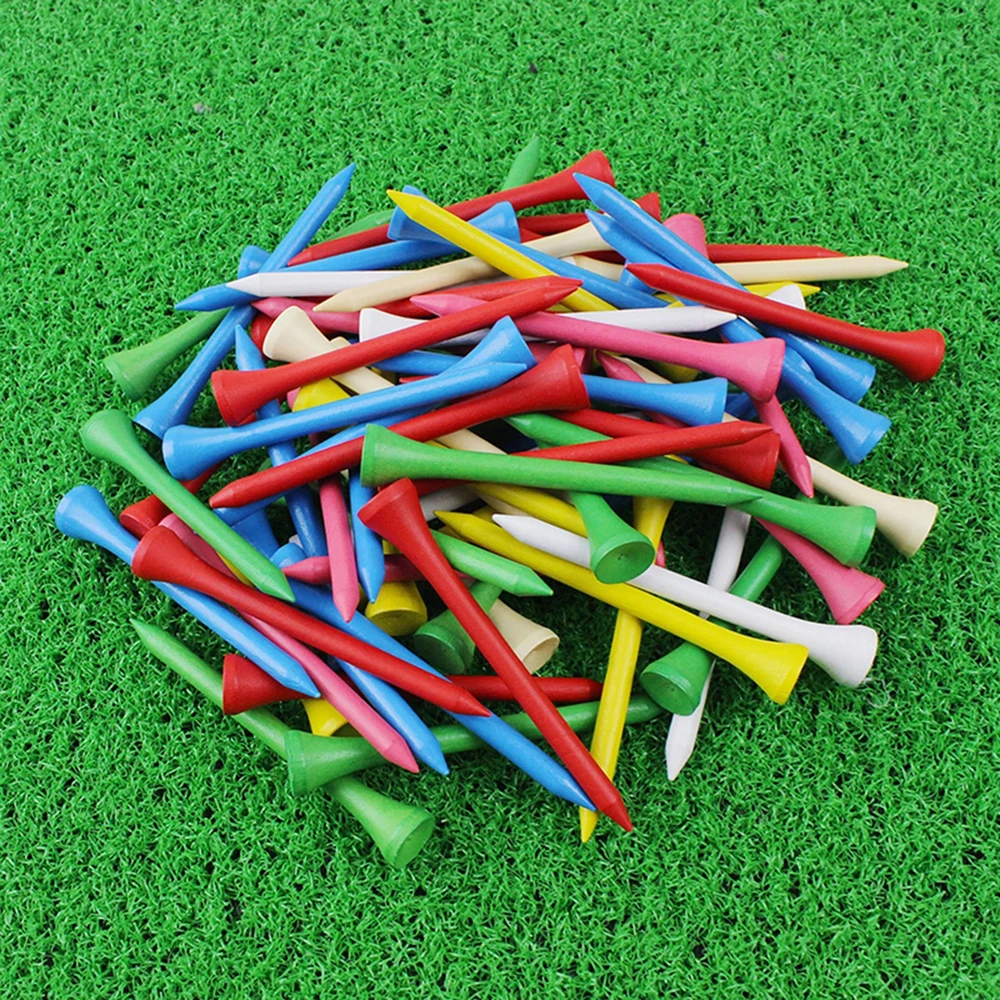 100pcs Deluxe Wood Golf Tees 70MM Professional Wooden Holder Supplies Rainbow Color Golf Accessories
100pcs Deluxe Wood Golf Tees 70MM Professional Wooden Holder Supplies Rainbow Color Golf Accessories