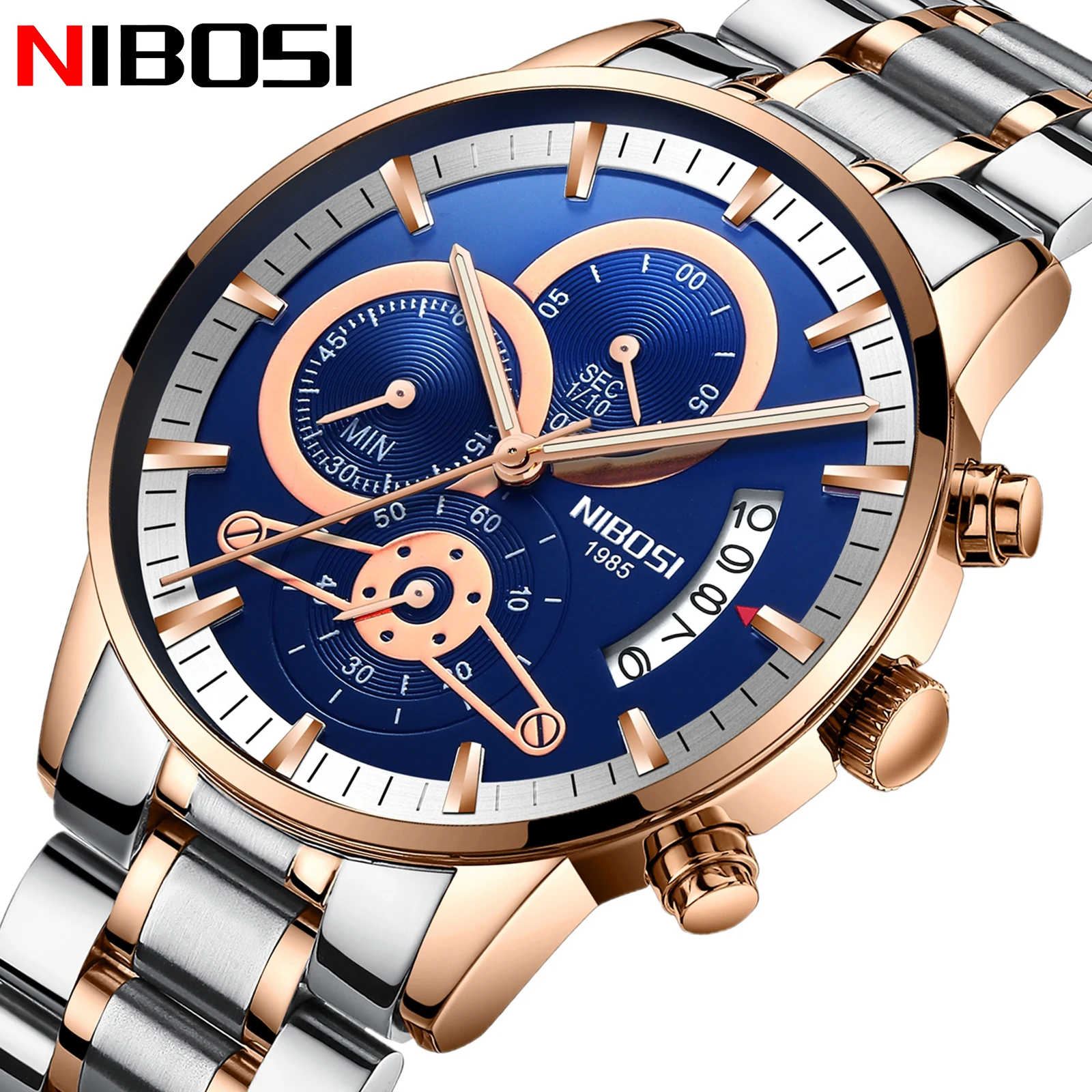 NIBOSI Relogio Masculino Men Watches Top Luxury Business Watch Men Military Chronograph Quartz Wristwatch Relojes Para Hombre 
NIBOSI Relogio Masculino Men Watches Top Luxury Business Watch Men Military Chronograph Quartz Wristwatch Relojes Para Hombre