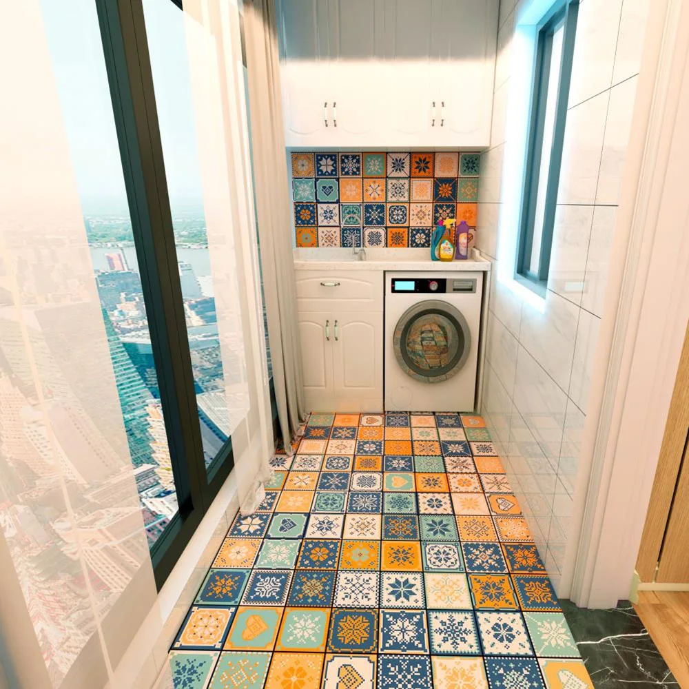 Self-adhesive Wall Stickers European-style Kitchen Floor Stickers Oil-proof Pixel Stickers Bathroom Waterproof Tile Stickers
Self-adhesive Wall Stickers European-style Kitchen Floor Stickers Oil-proof Pixel Stickers Bathroom Waterproof Tile Stickers