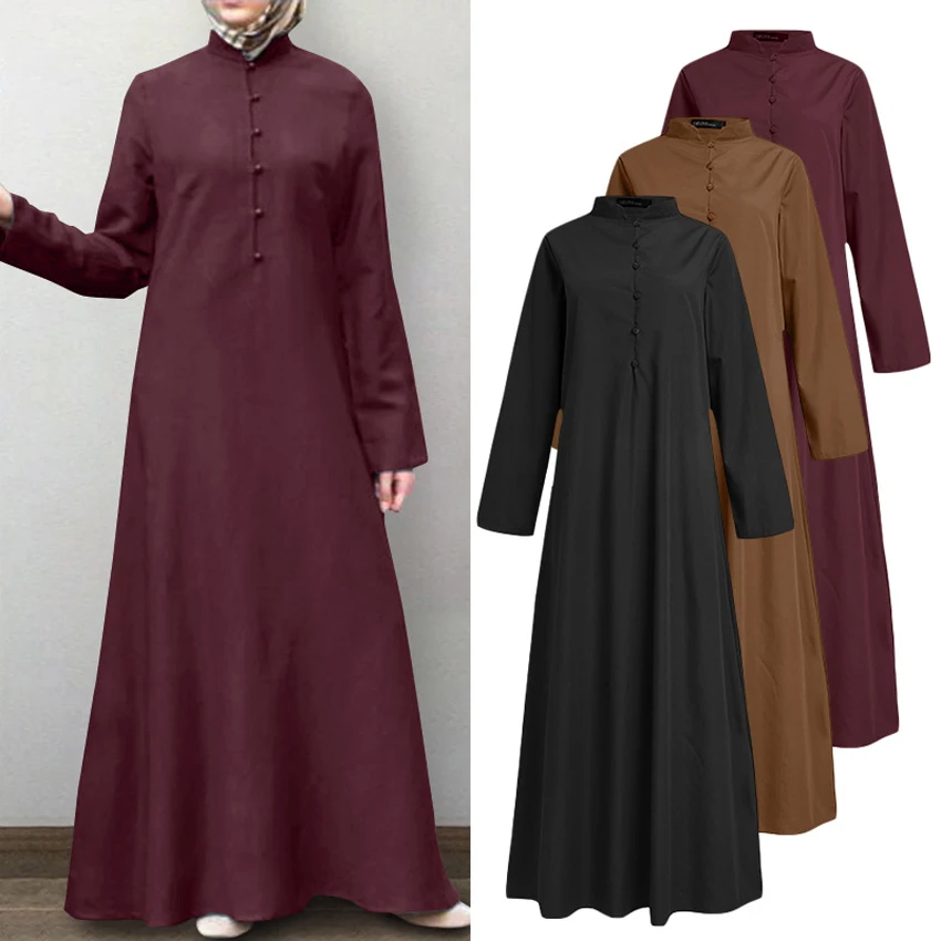 Eid Mubarak мусульманская Мода Abaya на пуговицах Макси платье для женщин однотонное индийское платье исламский Дубай Кафтан без хиджабов Молитве...
Eid Mubarak мусульманская Мода Abaya на пуговицах Макси платье для женщин однотонное индийское платье исламский Дубай Кафтан без хиджабов Молитве...