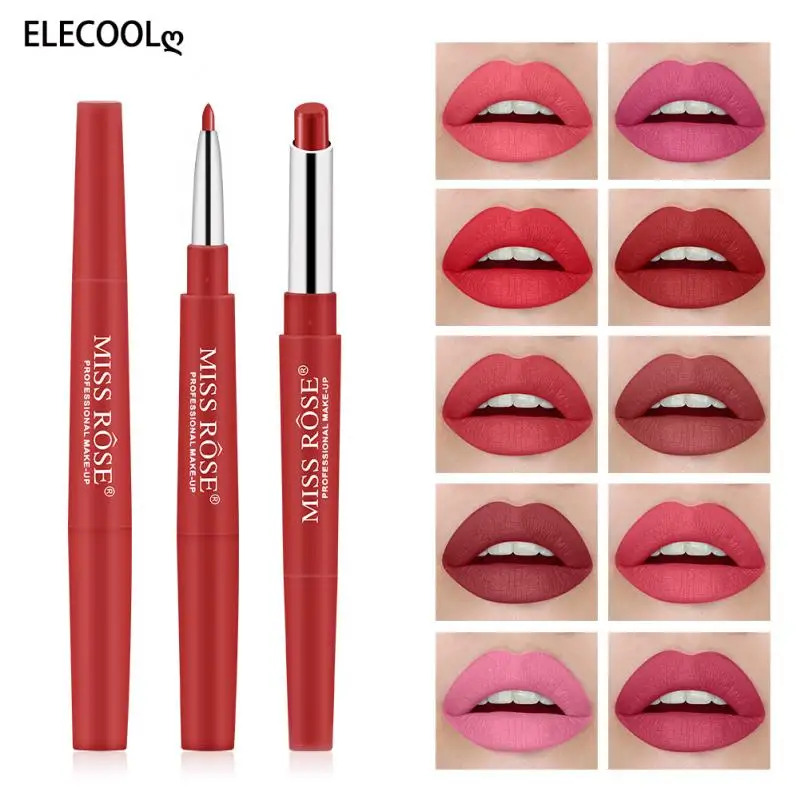 ELECOOL 2 IN 1 Lip Liner Waterproof Matte Lipstick Pencil Contour Tint Sexy Red Matte Long Lasting Moisturizer Lipliner Cosmetic
ELECOOL 2 IN 1 Lip Liner Waterproof Matte Lipstick Pencil Contour Tint Sexy Red Matte Long Lasting Moisturizer Lipliner Cosmetic