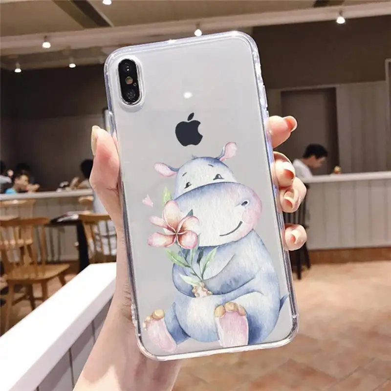 Cute Hippo hippopotamus cartoon Phone Case Transparent for iPhone 6 7 8 11 12 s mini pro X XS XR MAX Plus luxury design shell
Cute Hippo hippopotamus cartoon Phone Case Transparent for iPhone 6 7 8 11 12 s mini pro X XS XR MAX Plus luxury design shell