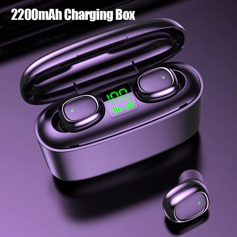 TWS-стереонаушники с зарядным футляром, поддержкой Bluetooth 5,0 и зарядным футляром на 2200 мА · ч
TWS-стереонаушники с зарядным футляром, поддержкой Bluetooth 5,0 и зарядным футляром на 2200 мА · ч