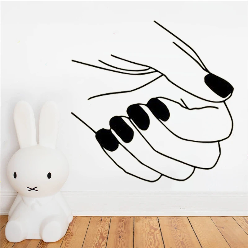 Nail Beauty Salon Girls Wall Decal waterproof Vinyl Manicure Spa Removable Wall Stickers Fashion Woman Sexy Nail Mural HQ405
Nail Beauty Salon Girls Wall Decal waterproof Vinyl Manicure Spa Removable Wall Stickers Fashion Woman Sexy Nail Mural HQ405