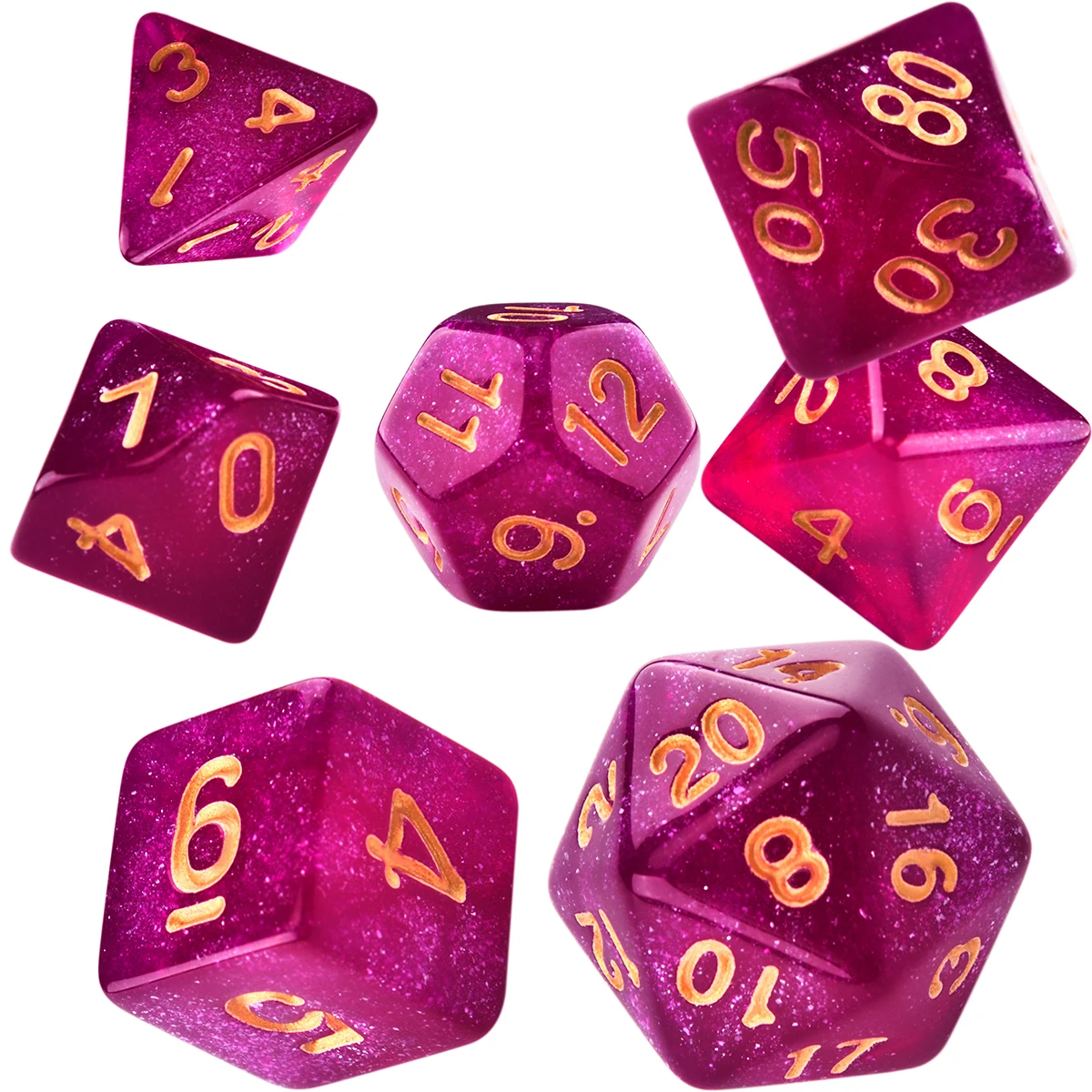 Star Shine Glitter Sparkles Polyhedral Dice Set D4 D6 D8 D10 D% D12 D20 for TRPG DND Game
Star Shine Glitter Sparkles Polyhedral Dice Set D4 D6 D8 D10 D% D12 D20 for TRPG DND Game