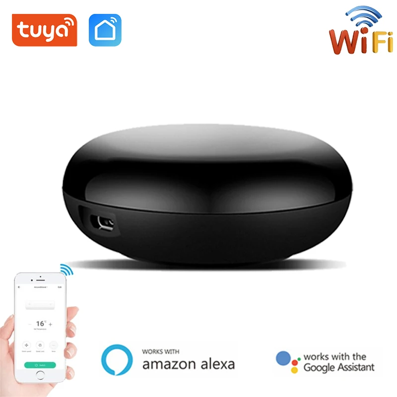 Tuya Smart Wireless WiFi IR Remote Controller Smart Home 2.4GHz Infrared Remote Control Smart Life APP Works With Alexa Google
Tuya Smart Wireless WiFi IR Remote Controller Smart Home 2.4GHz Infrared Remote Control Smart Life APP Works With Alexa Google