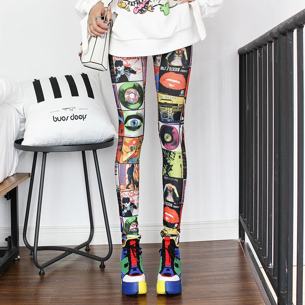 Hot Spring Autumn Graffiti Leggings Cool Ultra-thin Breathable High Quality Elastic Stockings Street Sports Yoga Women's Socks
Hot Spring Autumn Graffiti Leggings Cool Ultra-thin Breathable High Quality Elastic Stockings Street Sports Yoga Women's Socks