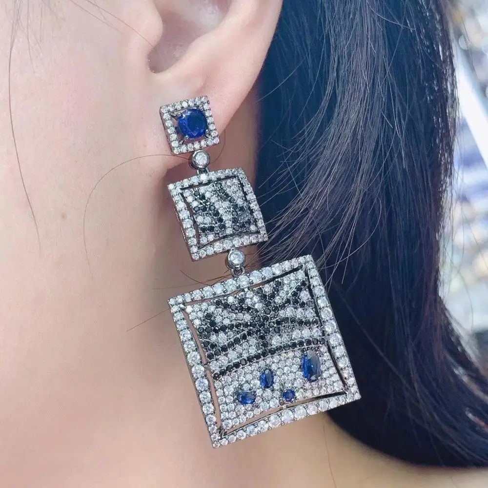 luxury mix color square Shape Earrings Cubic Zirconia Women Party Accessories Big Drop Wedding Earring Fashion Jewelry E9635
luxury mix color square Shape Earrings Cubic Zirconia Women Party Accessories Big Drop Wedding Earring Fashion Jewelry E9635