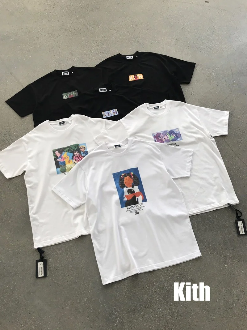 New KITH T Shirt Men Women Letter Graffiti Harajuku Round-neck T-shirt Art Sense Casual Loose Cotton KITH Tshirt
New KITH T Shirt Men Women Letter Graffiti Harajuku Round-neck T-shirt Art Sense Casual Loose Cotton KITH Tshirt