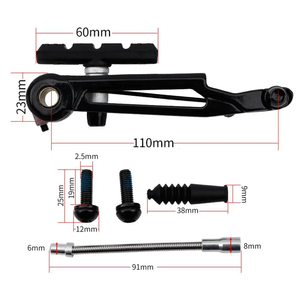 Brake Long Arm V Brake, Durable Aluminum Alloy Brake Caliper Brake Kit V Brake System Riding Accessories for Mountain Road Bike
Brake Long Arm V Brake, Durable Aluminum Alloy Brake Caliper Brake Kit V Brake System Riding Accessories for Mountain Road Bike