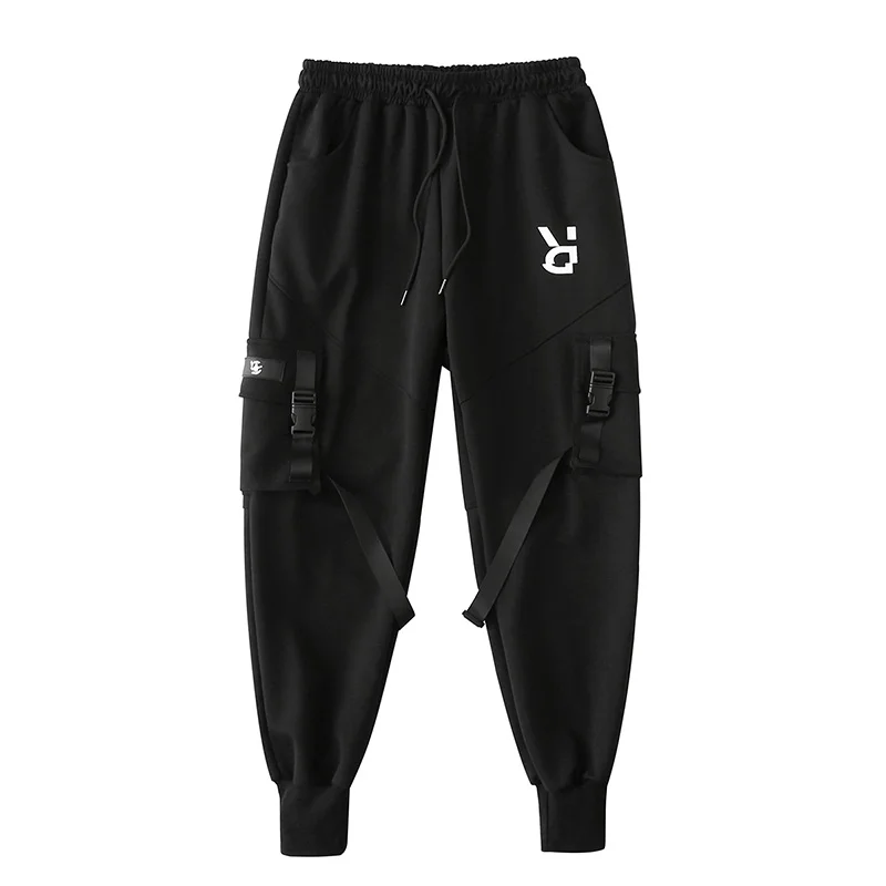 Black Ribbons Hip Hop Techwear Ninja Sweatpants Men Cargo Pants Casual Tracksuit Harem Joggers Tactical Male Trousers Streetwear
Black Ribbons Hip Hop Techwear Ninja Sweatpants Men Cargo Pants Casual Tracksuit Harem Joggers Tactical Male Trousers Streetwear
