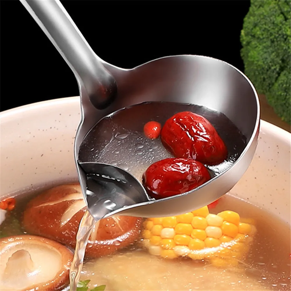 Mutifuntional Stainless Steel Scoop Filter Grease Spoon Colander Spoon Soup Oil Separation Cooking Colander Tools Kitchen Gadget
Mutifuntional Stainless Steel Scoop Filter Grease Spoon Colander Spoon Soup Oil Separation Cooking Colander Tools Kitchen Gadget