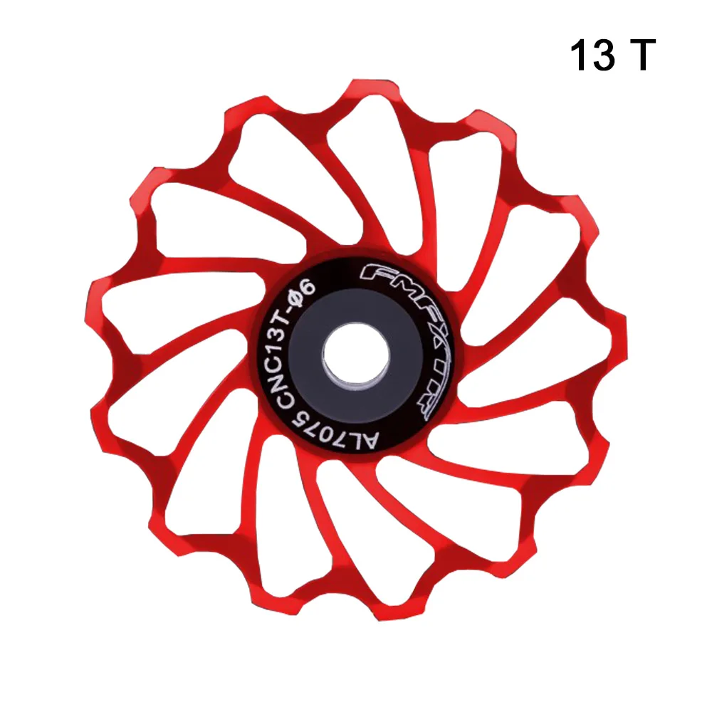 Ceramic bicycle pulleys bearing 11T 13T colorful derailleur pulley wheel ceramic pulley speed bike transmission bicycle roller
Ceramic bicycle pulleys bearing 11T 13T colorful derailleur pulley wheel ceramic pulley speed bike transmission bicycle roller