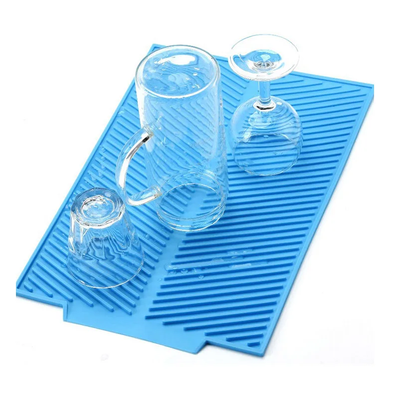 Silicone Drain Pad Drying Mat Dish Home Non-slip Anti-scald Heat Resistant Coaster Pans Mats Kitchen Utensils Accessories
Silicone Drain Pad Drying Mat Dish Home Non-slip Anti-scald Heat Resistant Coaster Pans Mats Kitchen Utensils Accessories