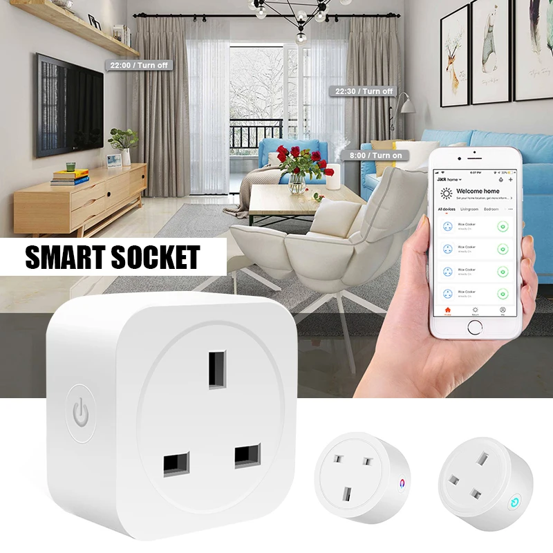 Умная Беспроводная розетка, работающая умная розетка с Wi-Fi, умная розетка с дистанционным управлением для сотового телефона GK99
Умная Беспроводная розетка, работающая умная розетка с Wi-Fi, умная розетка с дистанционным управлением для сотового телефона GK99