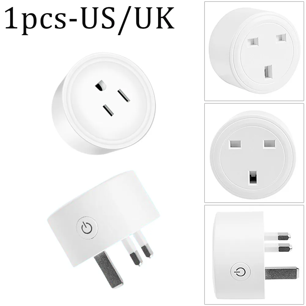 50w Mini US/UK Wifi Smart Plug Power Surge Protector Manual Meter Socket Power Monitoring Timer For Voice Timer Remote Control
50w Mini US/UK Wifi Smart Plug Power Surge Protector Manual Meter Socket Power Monitoring Timer For Voice Timer Remote Control