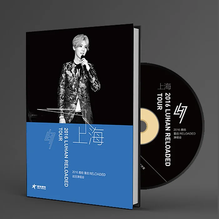 Музыкальный DVD проигрыватель LUHAN 2016 Tour Live в Шанхае диск + почтовые открытки|luhan