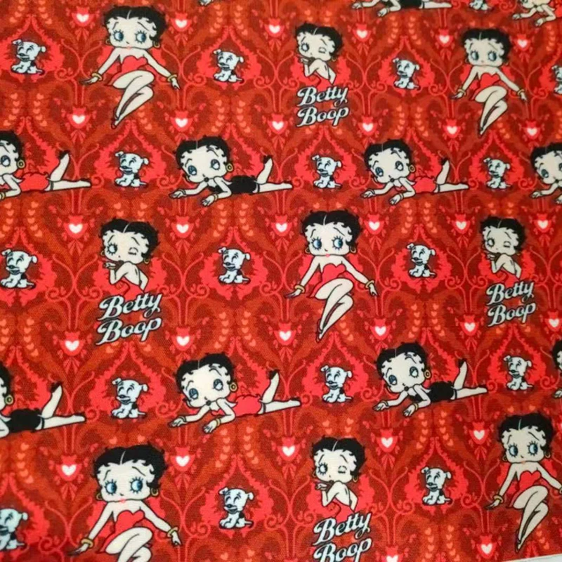 Cartoon Sexy Lady Betty Polyster cotton Fabric for Tablecloth Sewing Quilting Fabrics Needlework Material DIY Handmade
Cartoon Sexy Lady Betty Polyster cotton Fabric for Tablecloth Sewing Quilting Fabrics Needlework Material DIY Handmade