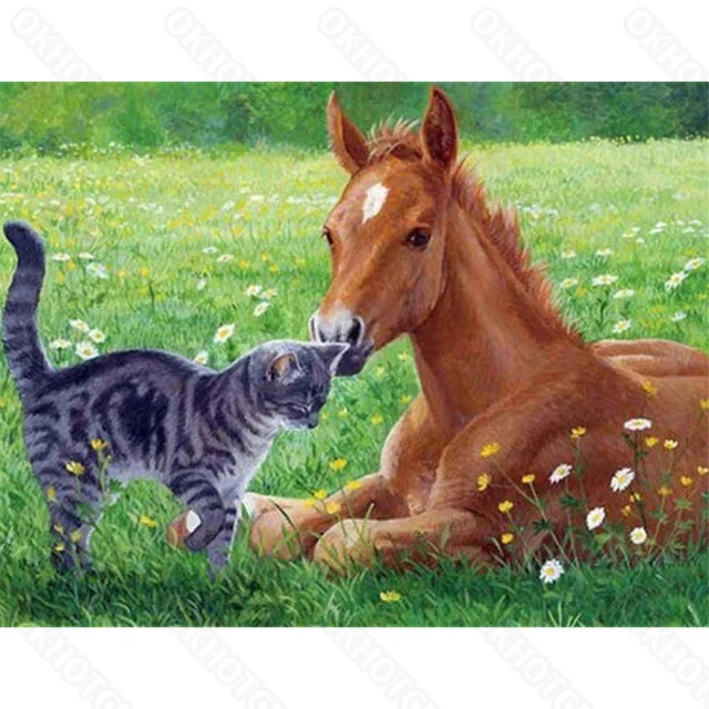 Diy Diamond Painting Horse Full Square Diamond Animals Rhinestone Diamond Embroidery Cross Stitchs Home Decoration Gift Wall Art
Diy Diamond Painting Horse Full Square Diamond Animals Rhinestone Diamond Embroidery Cross Stitchs Home Decoration Gift Wall Art