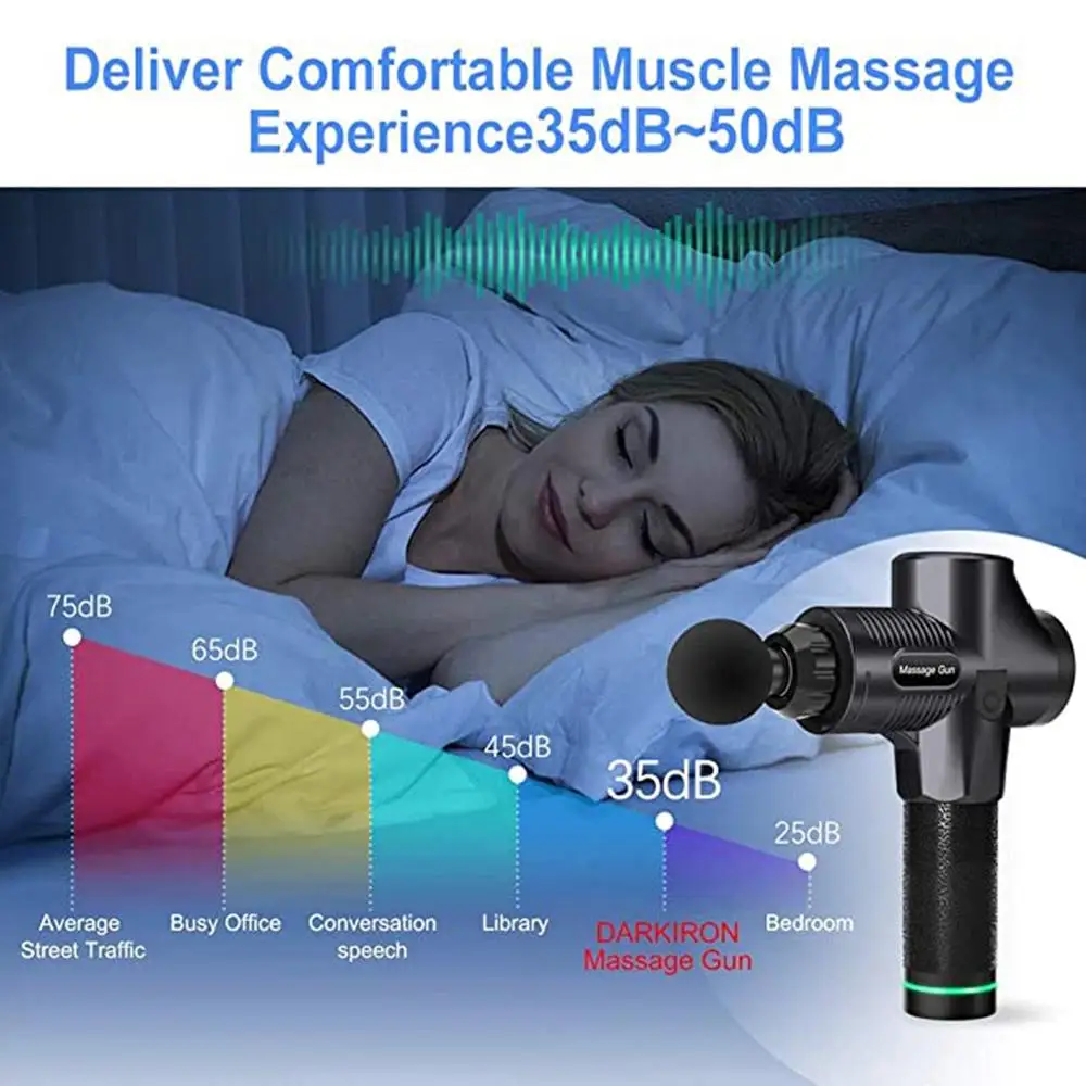 Massage Gun Percussion Massage with 30 Modes and 6 Massage Heads Muscle Massage Gun with Portable bag for Muscle Relaxation
Massage Gun Percussion Massage with 30 Modes and 6 Massage Heads Muscle Massage Gun with Portable bag for Muscle Relaxation