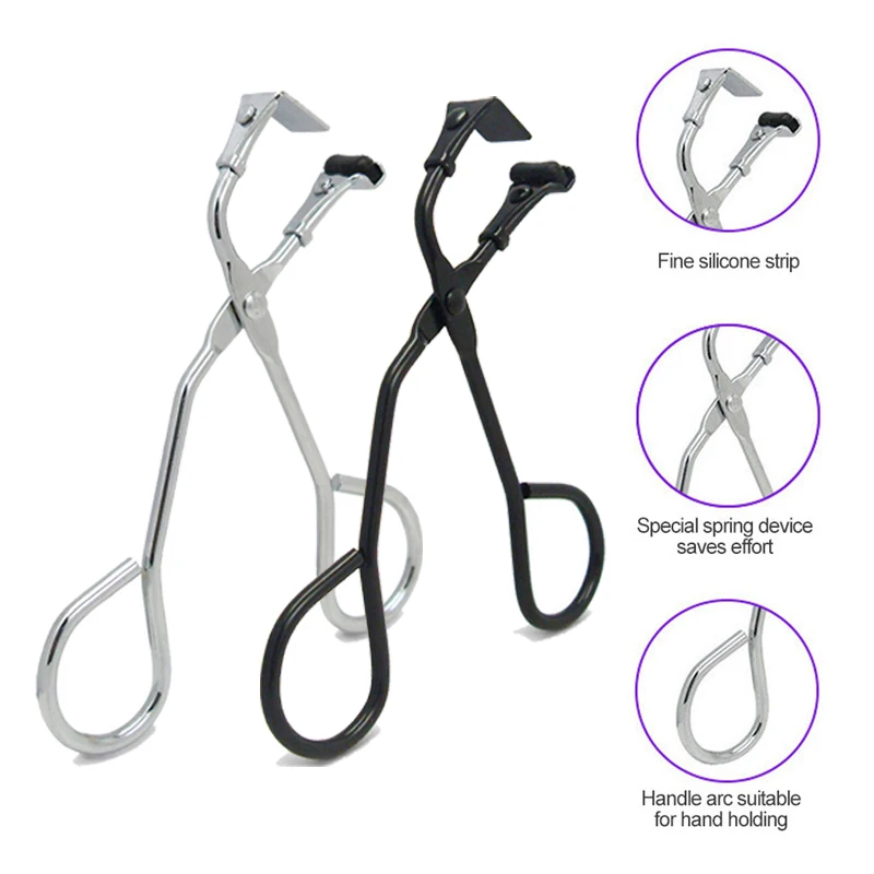 

Natural Curly Cosmetic Clip 1 PC Stainless Steel Eyelash Curler Part of Eye Lash Mini Details Curling Applicator Makeup Tool