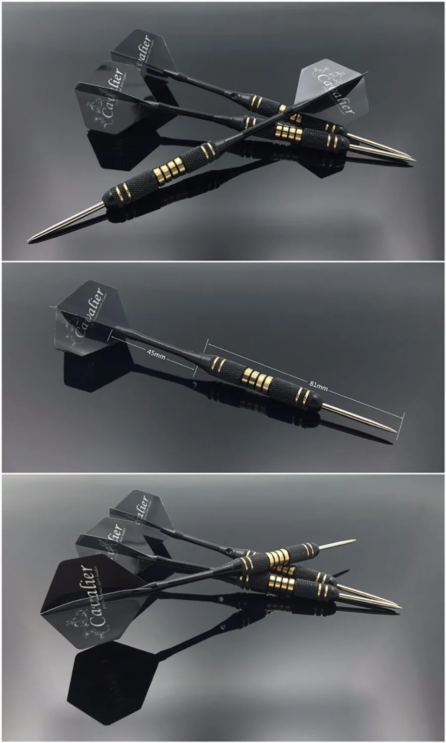 3pcs/set Professional Darts Free Carry Box 24g 25g Black Golden Color Steel Tip Darts With Brass Darts Shafts
3pcs/set Professional Darts Free Carry Box 24g 25g Black Golden Color Steel Tip Darts With Brass Darts Shafts