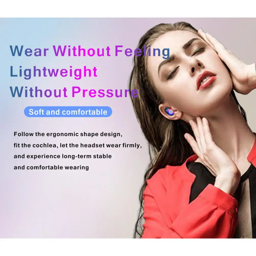 New Wireless Headphones Touch Control LED 3500mAh Bluetooth Earphones With Microphone Sport Waterproof Headsets Earbuds Earphone
New Wireless Headphones Touch Control LED 3500mAh Bluetooth Earphones With Microphone Sport Waterproof Headsets Earbuds Earphone