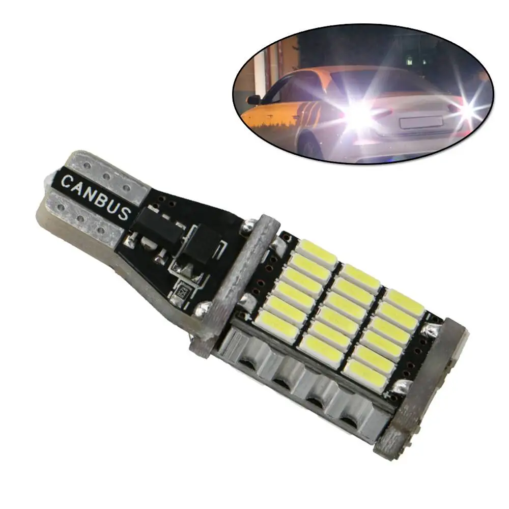 4pcs 45SMD LED Bulb Car Reverse Light Brake Light T15 921 Bright Canbus Error Free Backup Signal Lamp
4pcs 45SMD LED Bulb Car Reverse Light Brake Light T15 921 Bright Canbus Error Free Backup Signal Lamp