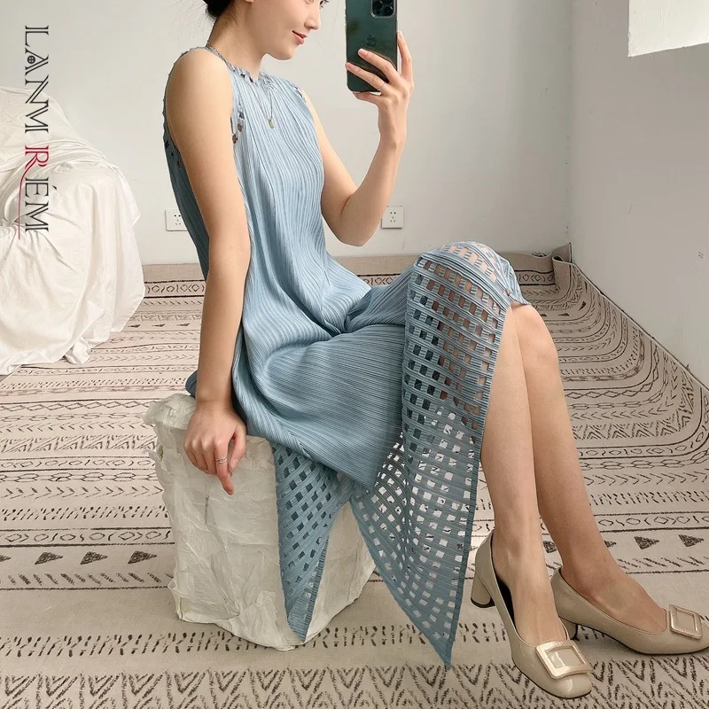 LANMREM Dress Sleeveless Loose Fashion Large A-line Medium Length Casual Pleated Women's Summer 2022 New Arrival 2Z0014
LANMREM Dress Sleeveless Loose Fashion Large A-line Medium Length Casual Pleated Women's Summer 2022 New Arrival 2Z0014
