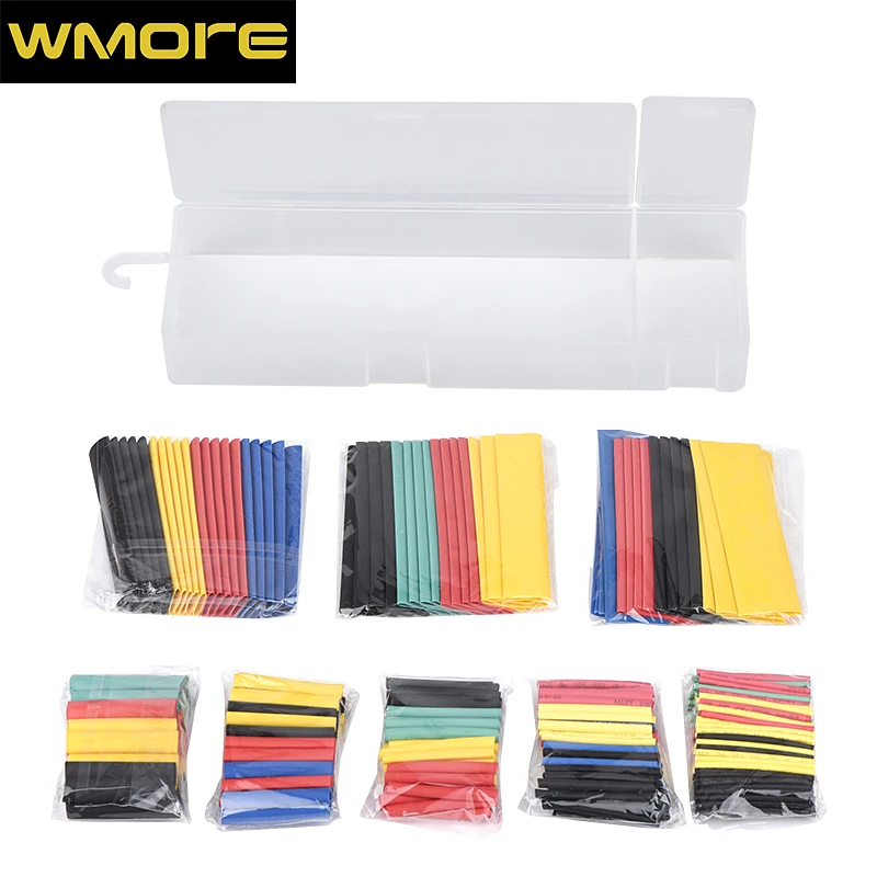 QHTITEC Wire Cable Cutters Sleeves 312pcs/Box Heat Shrink Tube Kit Shrinking Assorted Polypropylene Insulation 9 Sizes
QHTITEC Wire Cable Cutters Sleeves 312pcs/Box Heat Shrink Tube Kit Shrinking Assorted Polypropylene Insulation 9 Sizes