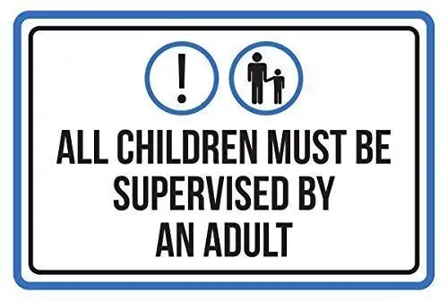 Stevenca Metal Tin Sign All Children Must Be Supervised by an Adult Pool Spa Warning Large Garage Home Yard Metal Aluminum Sign
Stevenca Metal Tin Sign All Children Must Be Supervised by an Adult Pool Spa Warning Large Garage Home Yard Metal Aluminum Sign