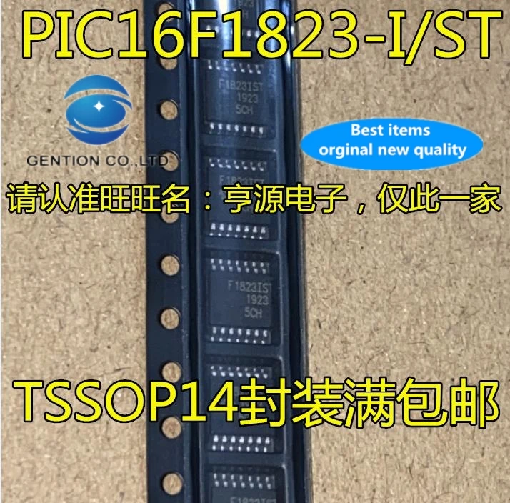 Микроконтроллер 100%, 10 шт., оригинальный, новый, PIC16F1823-I/ST TSSOP-14, 8-битный микроконтроллер
Микроконтроллер 100%, 10 шт., оригинальный, новый, PIC16F1823-I/ST TSSOP-14, 8-битный микроконтроллер