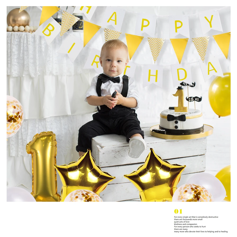 9PCS Golden Blue Pink 1St Birthday Decoration Set For Boys Girls With Happy Birthday Banner Golden Hollow Star String Balloons
9PCS Golden Blue Pink 1St Birthday Decoration Set For Boys Girls With Happy Birthday Banner Golden Hollow Star String Balloons