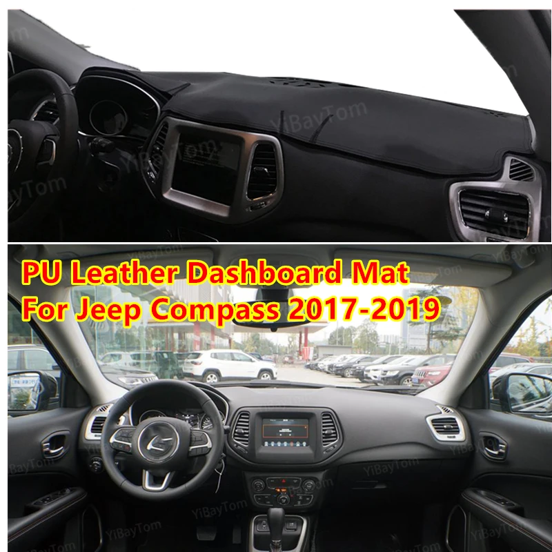 Для Jeep Compass 2017-2019 из искусственной кожи анти-скольжения приборной панели автомобиля Обложка Коврик козырек от солнца Pad инструмент Панель ко...
Для Jeep Compass 2017-2019 из искусственной кожи анти-скольжения приборной панели автомобиля Обложка Коврик козырек от солнца Pad инструмент Панель ко...
