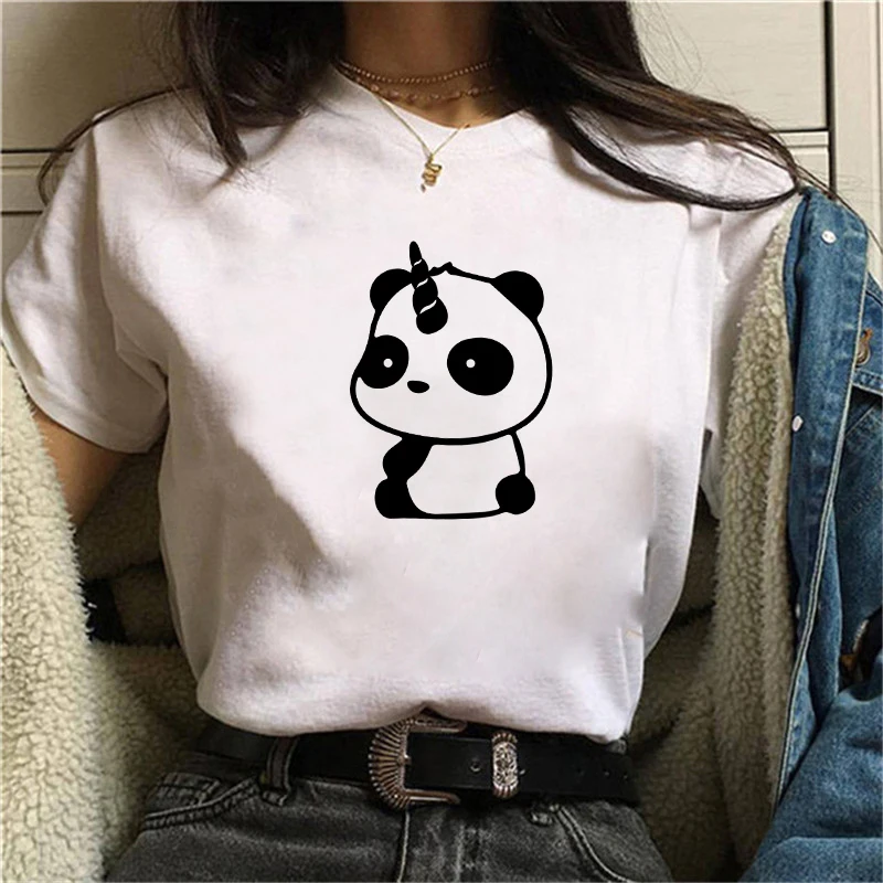 Summer Women's T-shirt Cute Panda T-shirt Girls Women Lovely Fashion T-shirt New Fashion Top Women T-shirt
Summer Women's T-shirt Cute Panda T-shirt Girls Women Lovely Fashion T-shirt New Fashion Top Women T-shirt