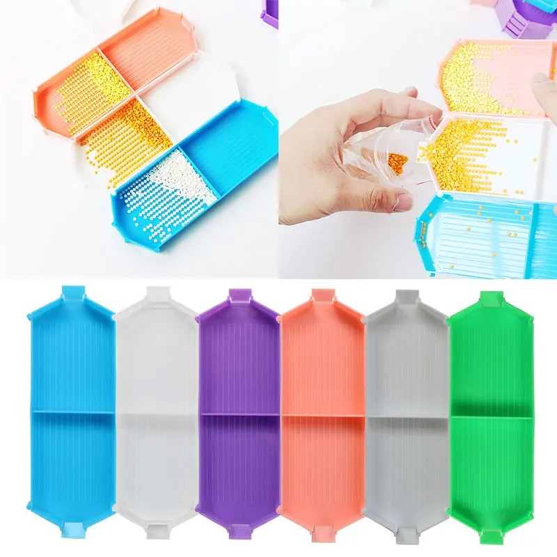16X5.5Cm Upgrade Large Capacity Beading Plates Diamond Painting Storage Tray Cross Stitch Plastic Nail Art Embroidery Accessory
16X5.5Cm Upgrade Large Capacity Beading Plates Diamond Painting Storage Tray Cross Stitch Plastic Nail Art Embroidery Accessory