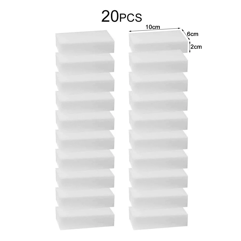 20pcs Home Cleaning Sponge White Spong Mop Eraser Cleaner Nanometer Sponge for Kitchen Office Car Scrubbing Walls Doors Windows
20pcs Home Cleaning Sponge White Spong Mop Eraser Cleaner Nanometer Sponge for Kitchen Office Car Scrubbing Walls Doors Windows