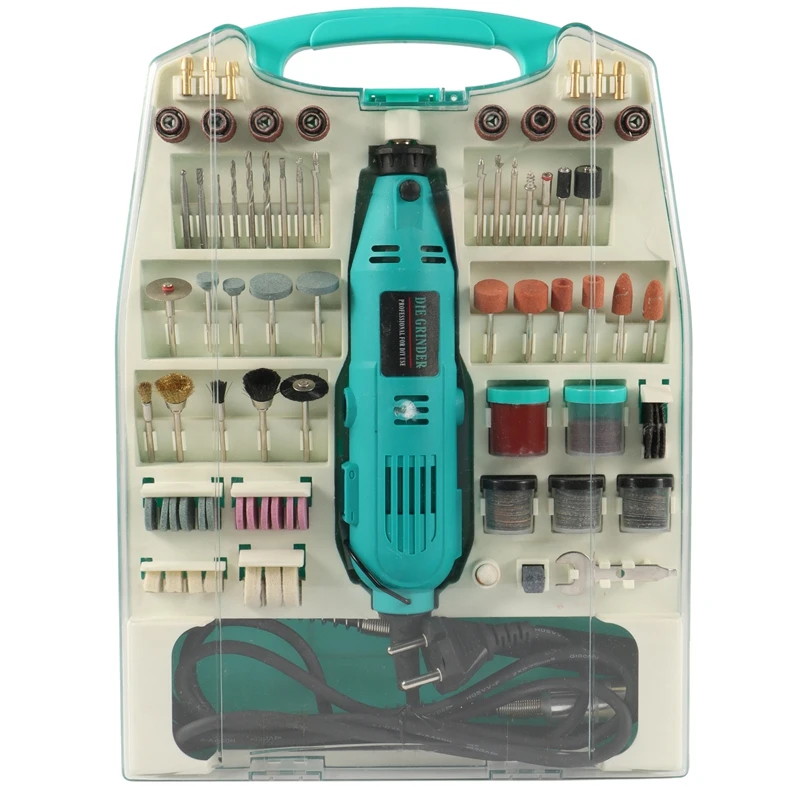226 Pcs Rotary Tool Kit, 130W, 8000-30000RPM, Perfect for Craft Projects, DIY Creations, Cutting, Engraving,EU Plug
226 Pcs Rotary Tool Kit, 130W, 8000-30000RPM, Perfect for Craft Projects, DIY Creations, Cutting, Engraving,EU Plug