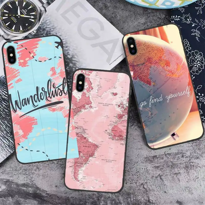 World Map Travel Phone Case for iPhone 13 12 11 mini pro XS MAX 8 7 6 6S Plus X 5S SE 2020 XR
World Map Travel Phone Case for iPhone 13 12 11 mini pro XS MAX 8 7 6 6S Plus X 5S SE 2020 XR