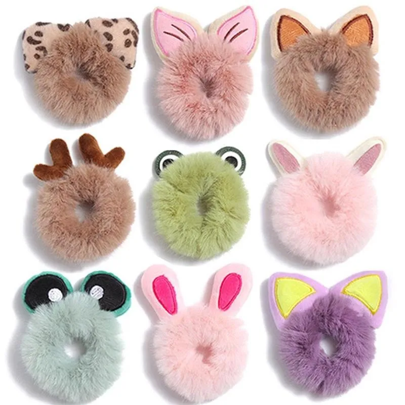 Cartoon Animal Cute Ear Plush Hair Loop Women Girls Elastic Hair Rubber Bands Ponytail Holder Fashion Hair Accessories
Cartoon Animal Cute Ear Plush Hair Loop Women Girls Elastic Hair Rubber Bands Ponytail Holder Fashion Hair Accessories