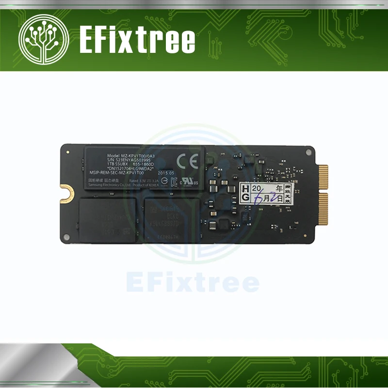Твердотельный накопитель A1466 A1502 A1398 SSD MZ-KPV1T00/0A3 ТБ subx 655-1860D 2015 для Macbook Pro Air Retina 13 ''15''
Твердотельный накопитель A1466 A1502 A1398 SSD MZ-KPV1T00/0A3 ТБ subx 655-1860D 2015 для Macbook Pro Air Retina 13 ''15''