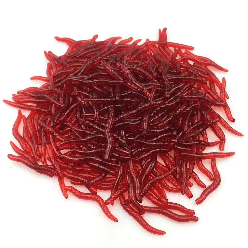100Pcs Lifelike Silicone Red Worm Soft Lures Earthworm Artificial Rubber Baits Shrimp Flavor Additive Bass Carp Tackle
100Pcs Lifelike Silicone Red Worm Soft Lures Earthworm Artificial Rubber Baits Shrimp Flavor Additive Bass Carp Tackle