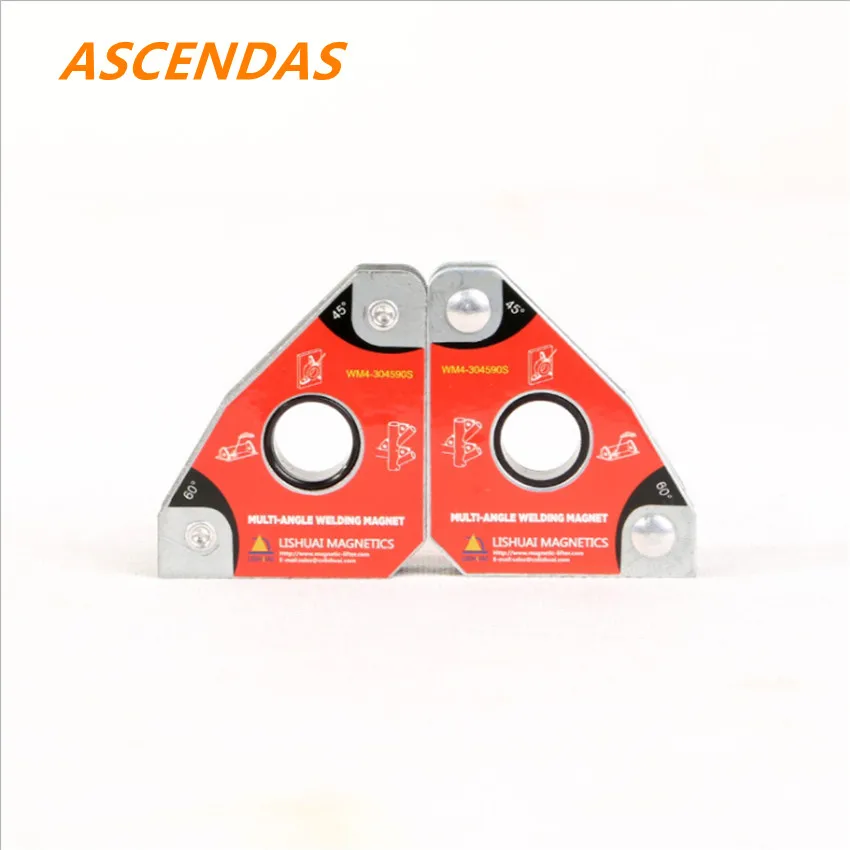 ASCENDAS 2 Pcs Multi-angle Mini Welding Magnet/Magnetic Clamping Tools for Holding with Twin Pack TP-0190
ASCENDAS 2 Pcs Multi-angle Mini Welding Magnet/Magnetic Clamping Tools for Holding with Twin Pack TP-0190