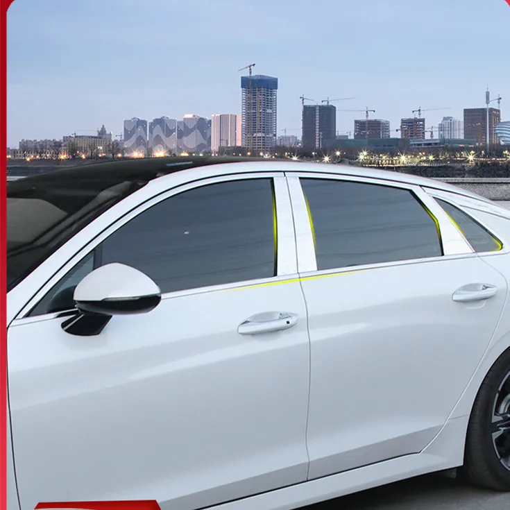 Для KIA Оптима K5 2020 хром на подоконник отделка объемного крышка формовочная линия