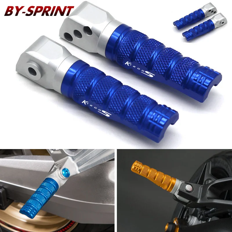 High Quality Motorcycle Passenger Footrest Pedal Pegs CNC Rear Foot Pegs Logo For BMW K1200R K1200S K 1200R/K 1200S 2005-2008
High Quality Motorcycle Passenger Footrest Pedal Pegs CNC Rear Foot Pegs Logo For BMW K1200R K1200S K 1200R/K 1200S 2005-2008