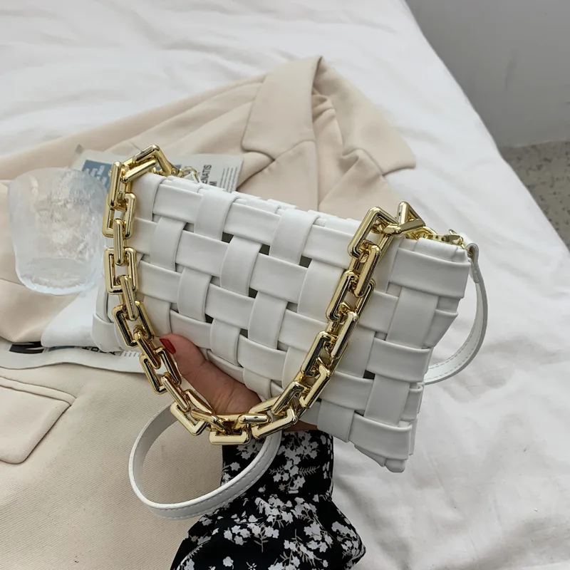 Texture Designer Women's Small Bag 2021 Leather New Trend Fashion Hollow Crossbody Bag Chain Armpit Bag Woven Shoulder Bag
Texture Designer Women's Small Bag 2021 Leather New Trend Fashion Hollow Crossbody Bag Chain Armpit Bag Woven Shoulder Bag
